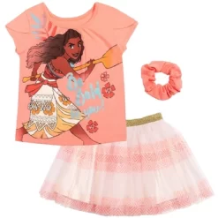 Disney Moana Princess Frozen Rapunzel Jasmine Belle Girls T-Shirt Tulle Skirt And Scrunchie 3 Piece Outfit Set Toddler 25 Disney Moana Princess Frozen Rapunzel Jasmine Belle Girls T-Shirt Tulle Skirt And Scrunchie 3 Piece Outfit Set Toddler -Baby Land Shop GUEST e2c4c67c 610a 4d29 a3c5 17a3eb3964bc
