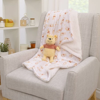 Disney Winnie The Pooh Plush Baby Blanket 6 Disney Winnie The Pooh Plush Baby Blanket - Image 6