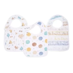 Disney Baby Aden And Anais Essentials 3pk Muslin Snap Bib Disney -Baby Land Shop GUEST e62c6ddd bcb3 4938 8d38 4339d5909927