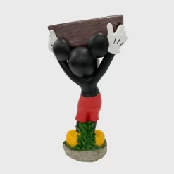 Disney 22.25" Mickey Mouse Solar Resin/Stone Statue With A Welcome Sign -Baby Land Shop GUEST e68950a1 61d8 4007 864d 79229bae0a29