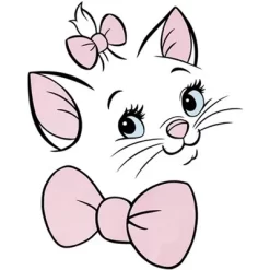 Disney Girl's Aristocats Marie Face T-Shirt