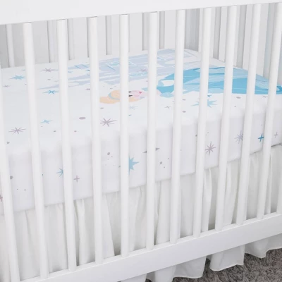 Disney Princess Cinderella - Light Blue And White Photo Op Fitted Crib Sheet 3 Disney Princess Cinderella - Light Blue And White Photo Op Fitted Crib Sheet - Image 3